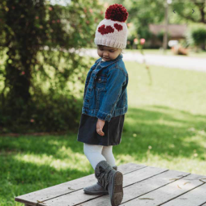 Double Red Sweetheart Pink Hat