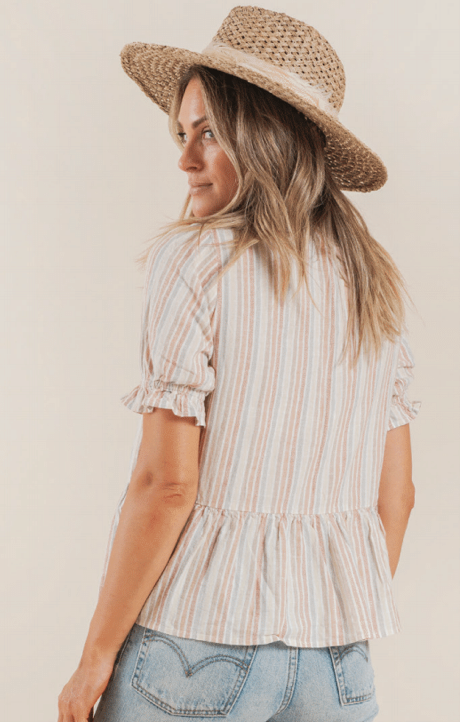 Multi Stripe Maddy Blouse