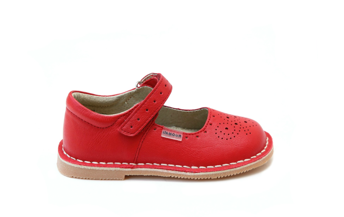 Red Ollie Leather English MJ