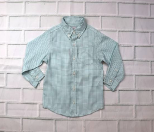 Seafoam Perf Dress Shirt