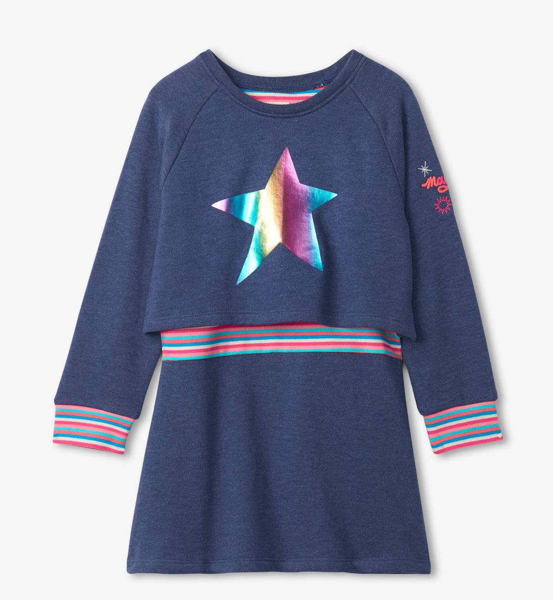 Blue Star Rib Dress