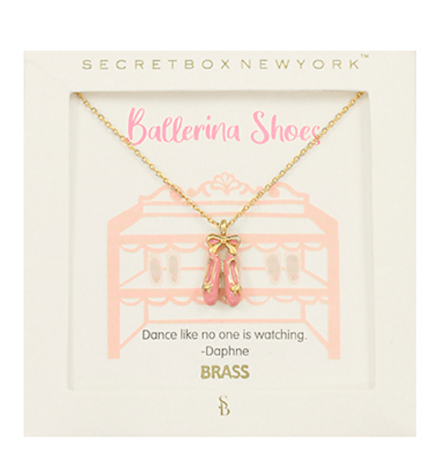 Ballerina Shoes Necklace