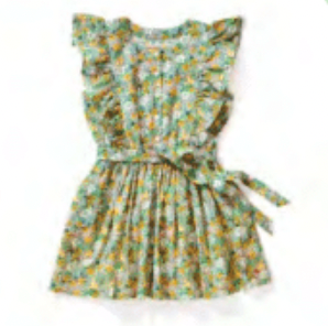 Mango Floral Flutter Dress