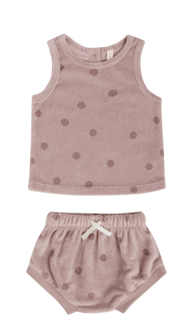 Dots Terry Tank Set