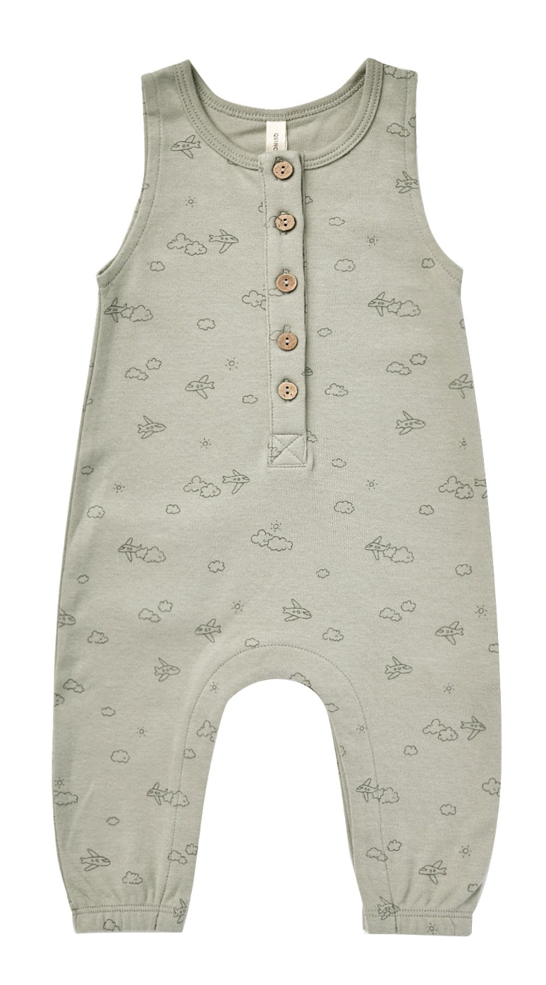 Pistachio Airplane Jumpsuit