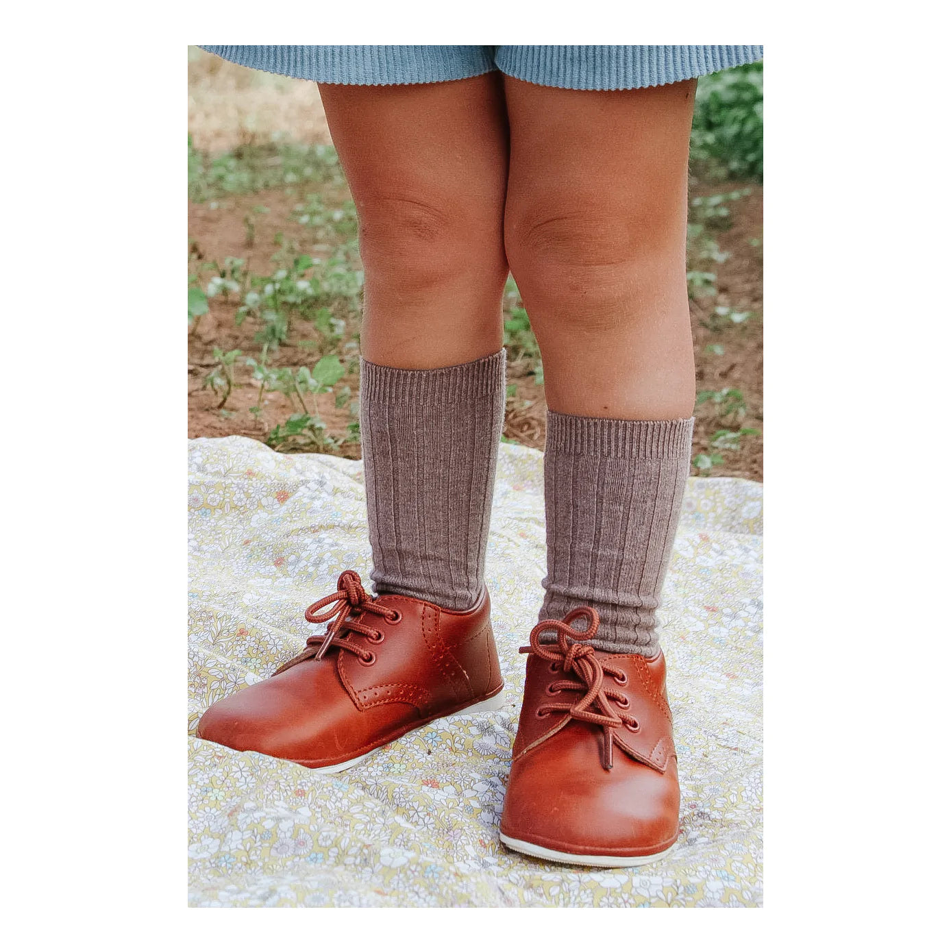 Cognac James Lace Up Shoe