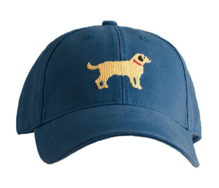 Adult Yellow Lab Needlepoint Hat