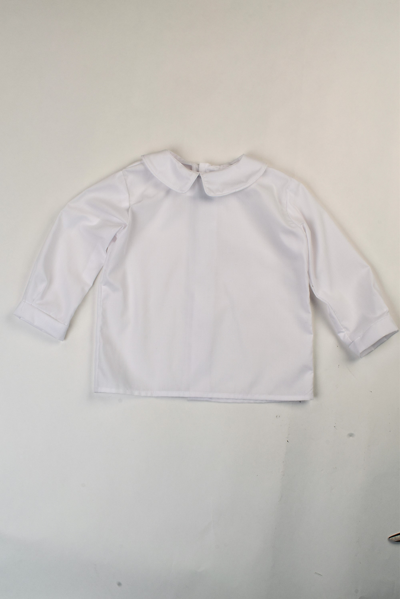 White Piping LS Peter Pan