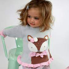 Flora the Fox Knit Sweater
