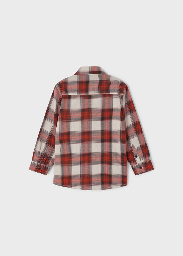 Rust Checked Overshirt