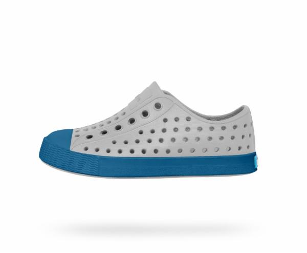 Jefferson Pigeon Grey & Storm Blue Native Shoes