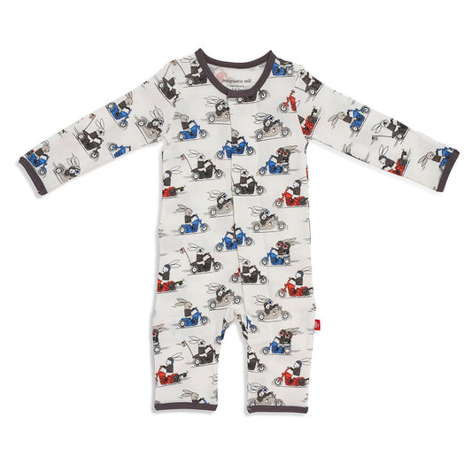 Hares on Hogs Modal Magnetic Coverall