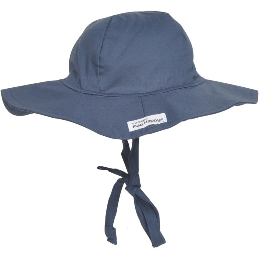 Navy Flap Happy Hat