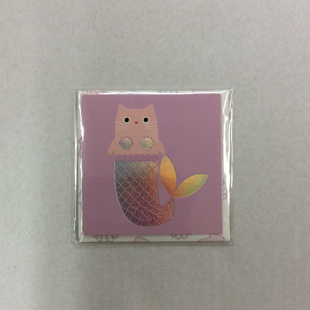 Purrmaid Gift Enclosure Card