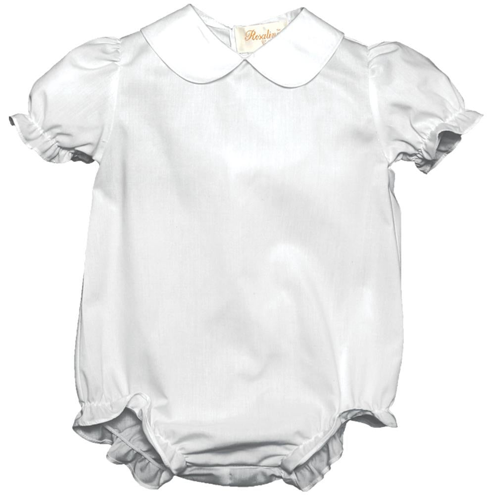 White Girls Peter Pan SS Bodysuit