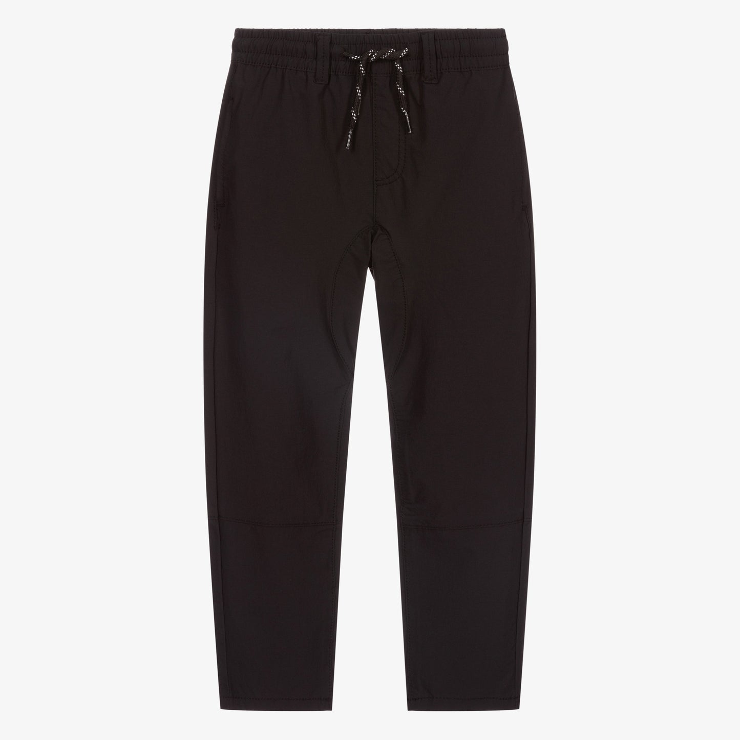 Black Nylon Joggers