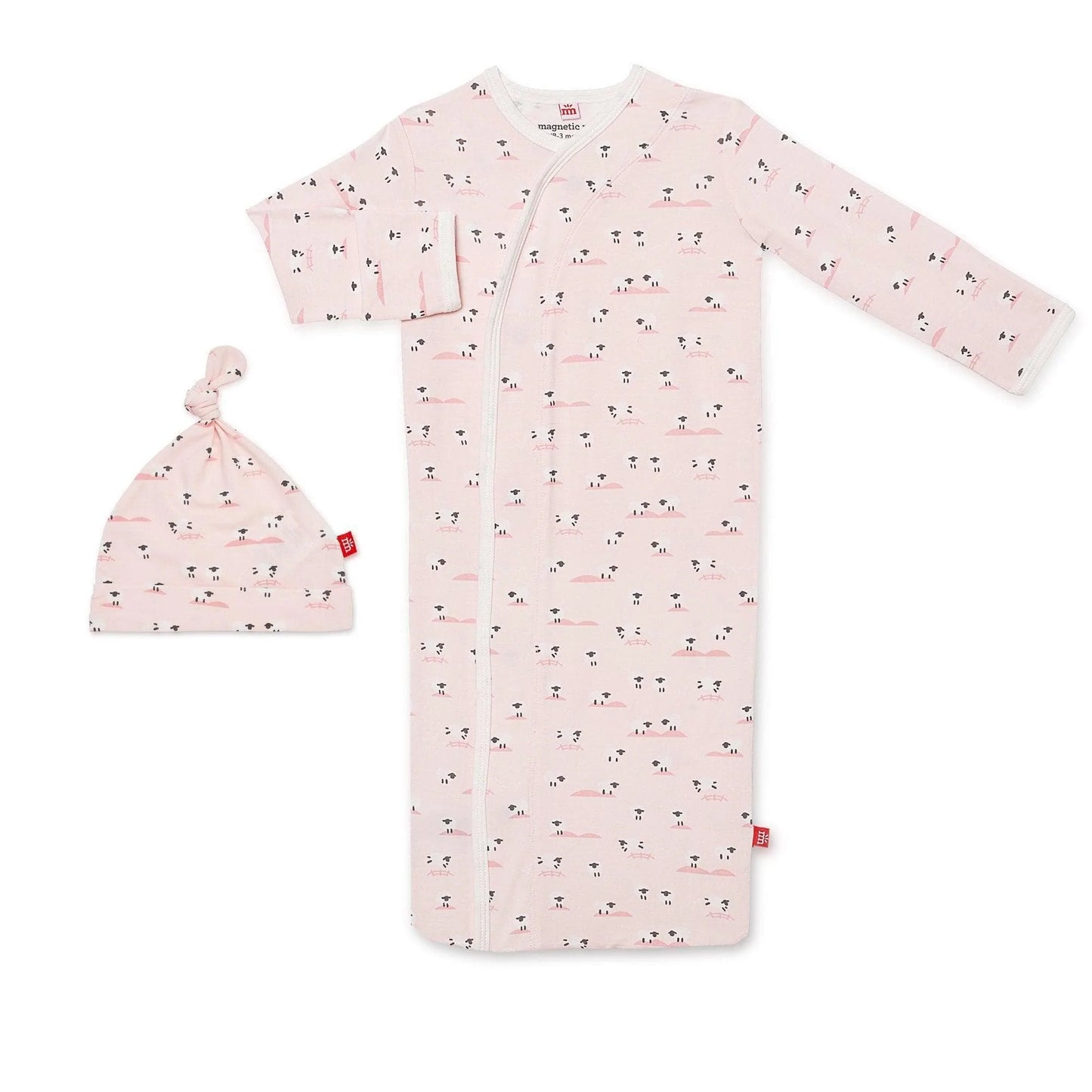 Pink Baa Baa Magnetic Modal Gown Set