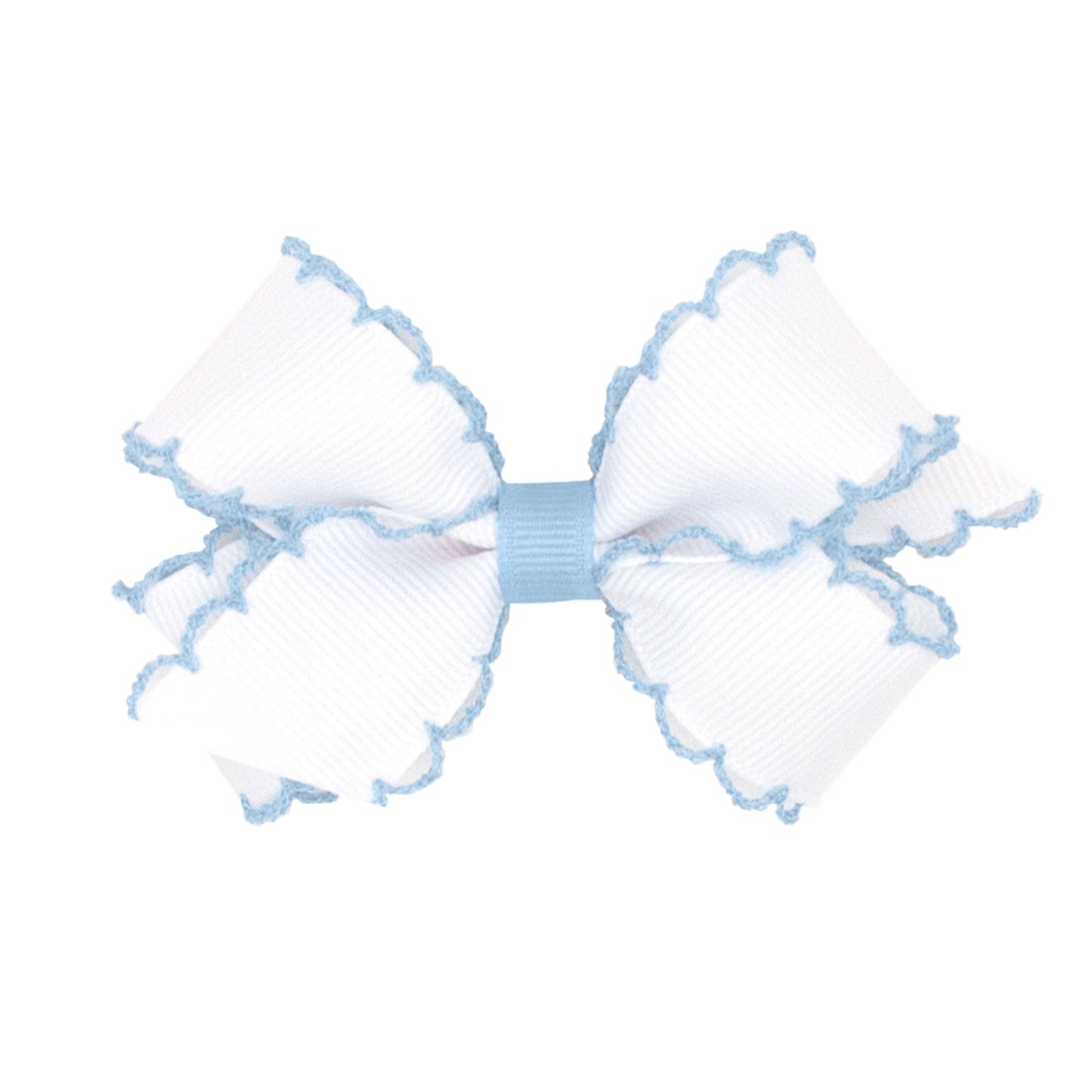 Medium Classic Grosgrain Moonstitch Hair Bow