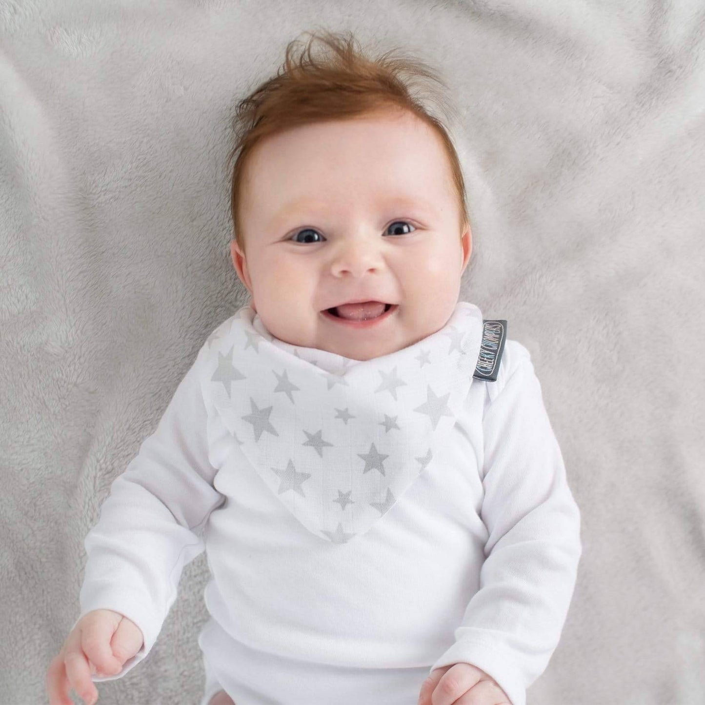 Muslin Stars and Hippos Neckerchew Twin Pack
