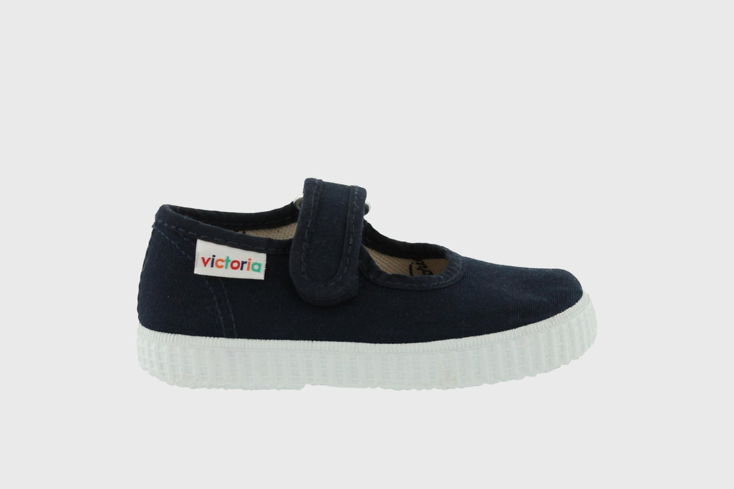 Lona Navy Velcro MaryJane