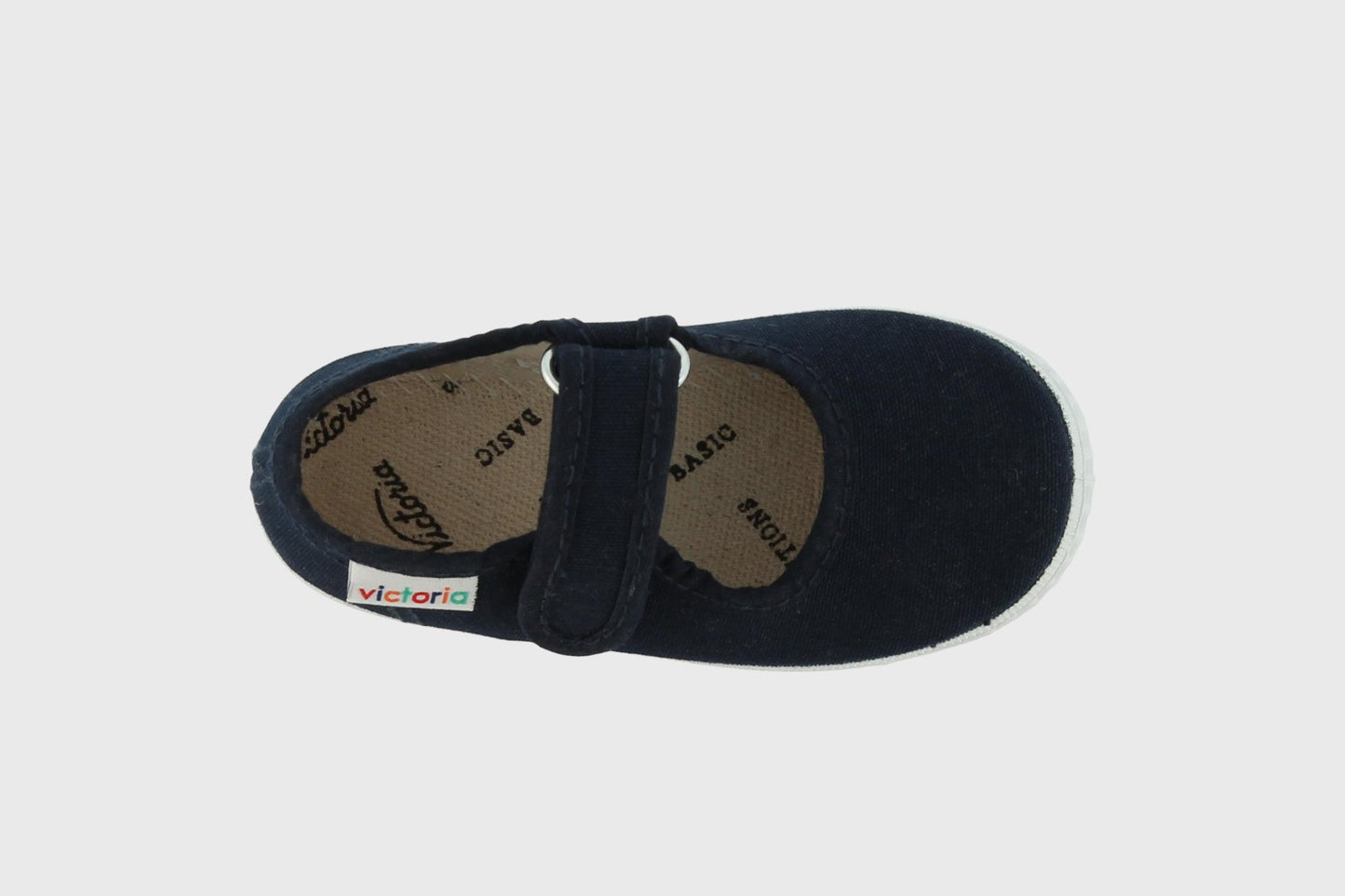 Lona Navy Velcro MaryJane