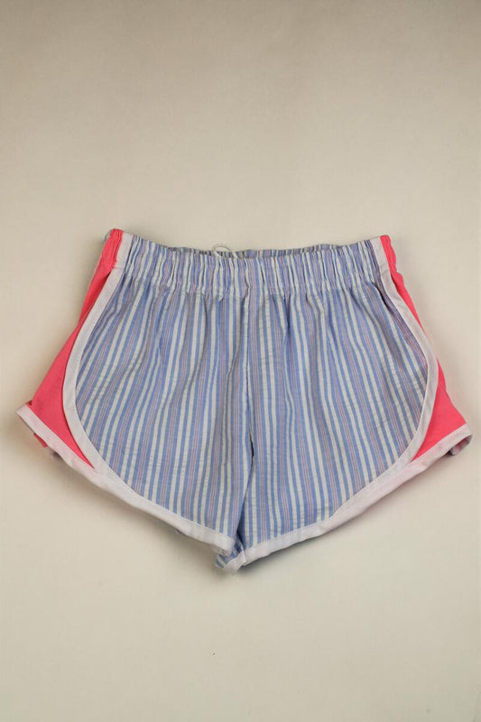 Blue & Pink Stripe Shorts
