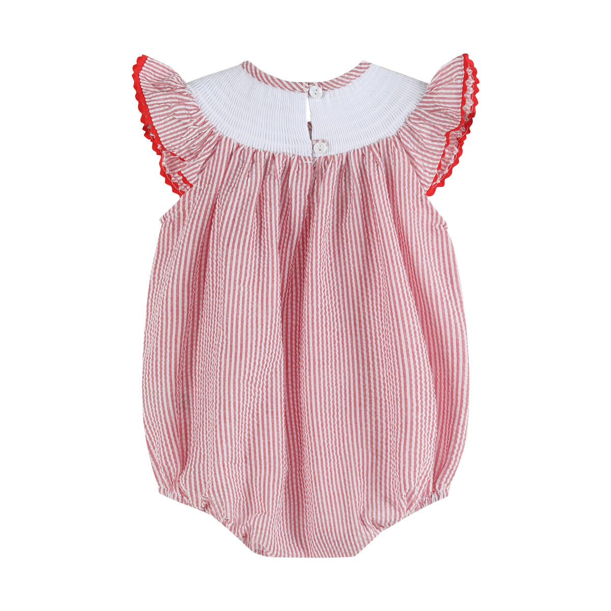 Strawberry Smock Romper