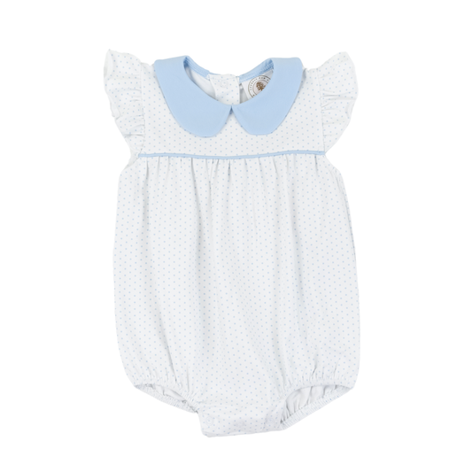 Girl Blue Dot Flutter Bubble