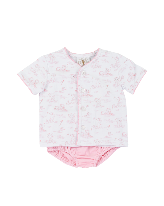Snips & Snails Pink Layette Set