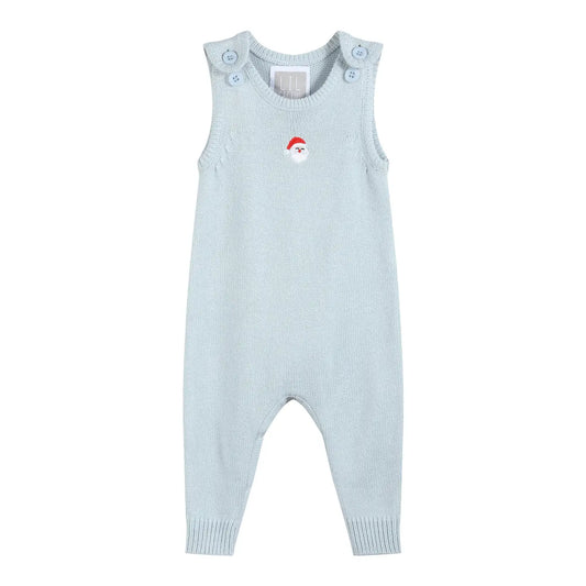 Light Blue Santa Romper