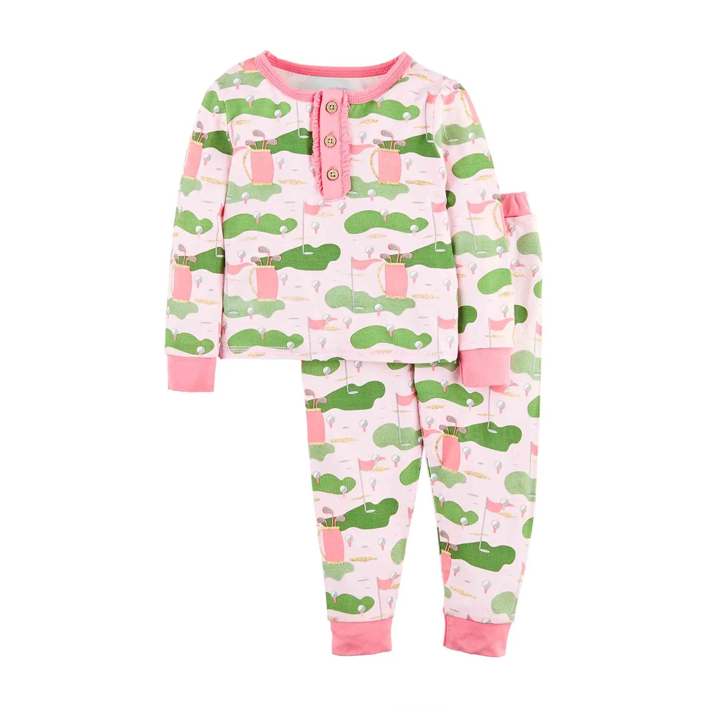 Pink Golf 2PC PJs