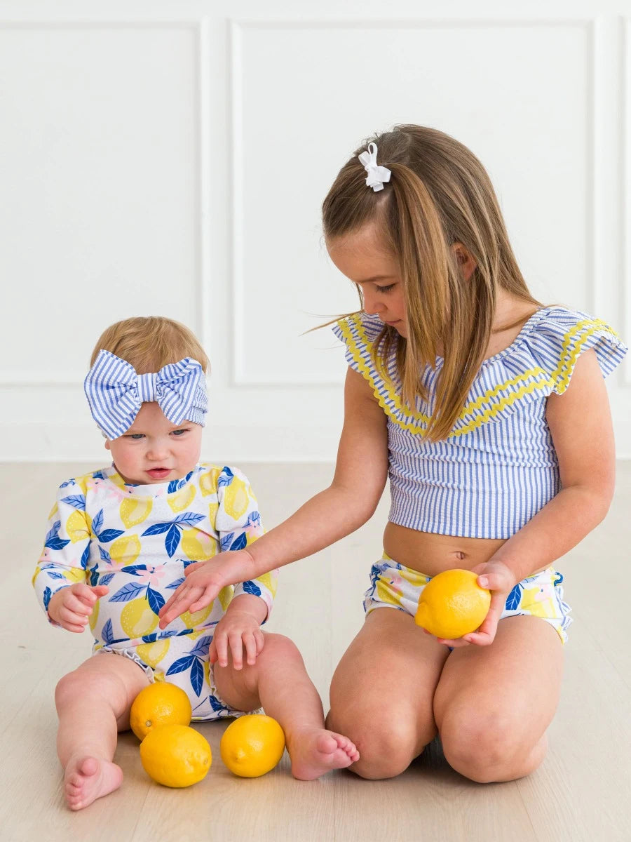 Lemon Capri Rashguard 1Pc