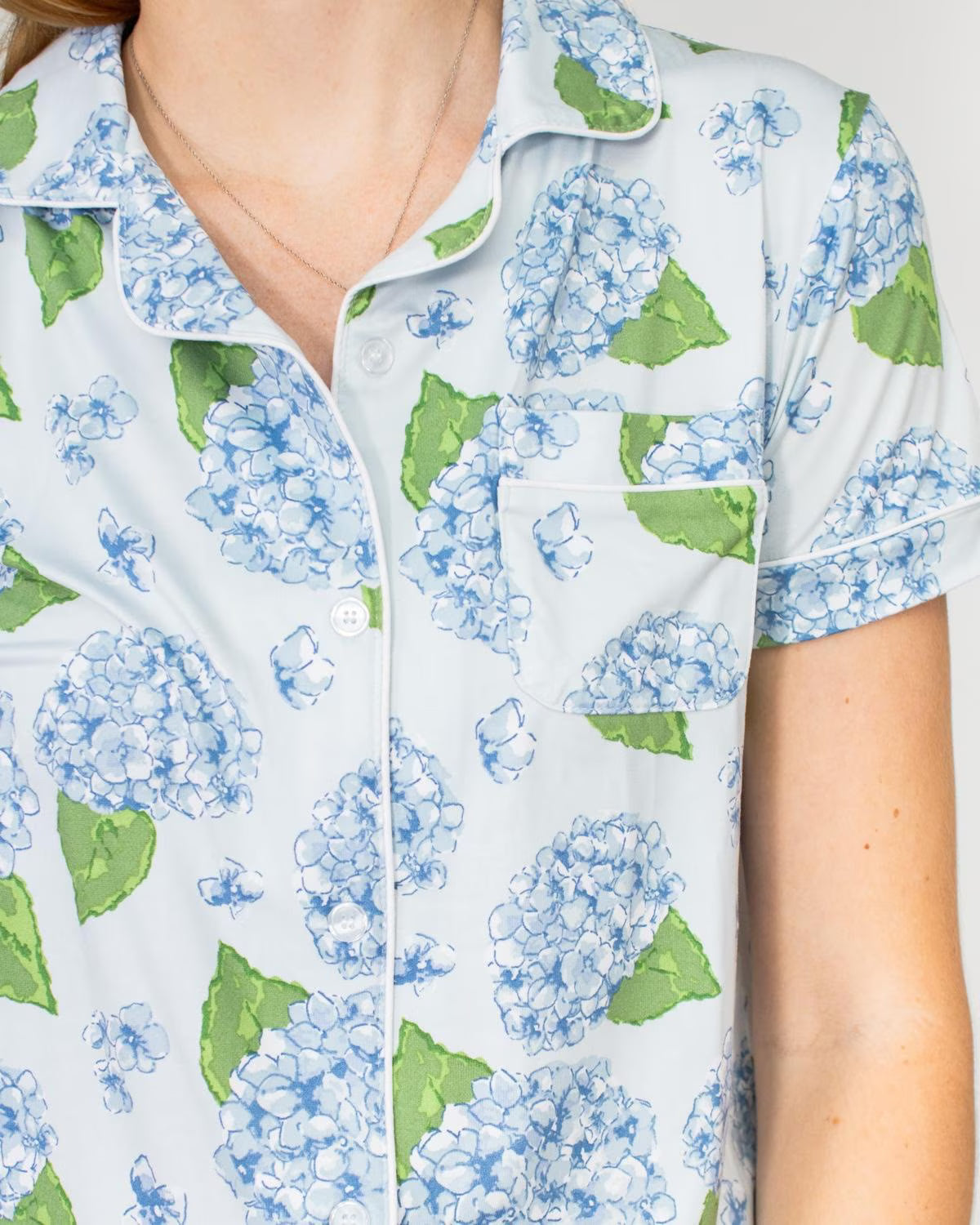 Ladies Hydrangea Pj Set