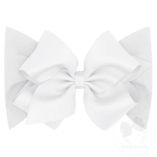 White Small GG Bow Headband