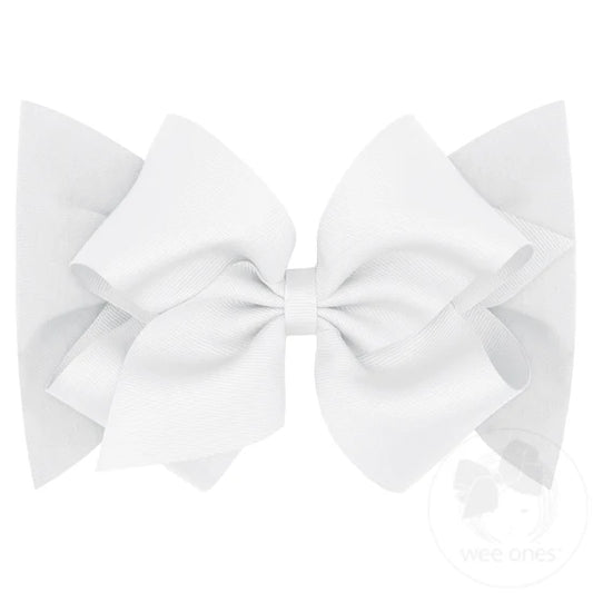 White Small GG Bow Headband