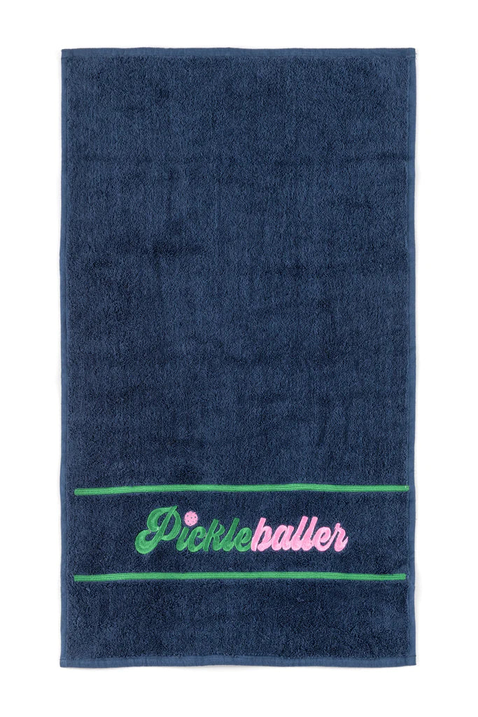 Navy Pickleballer Towel