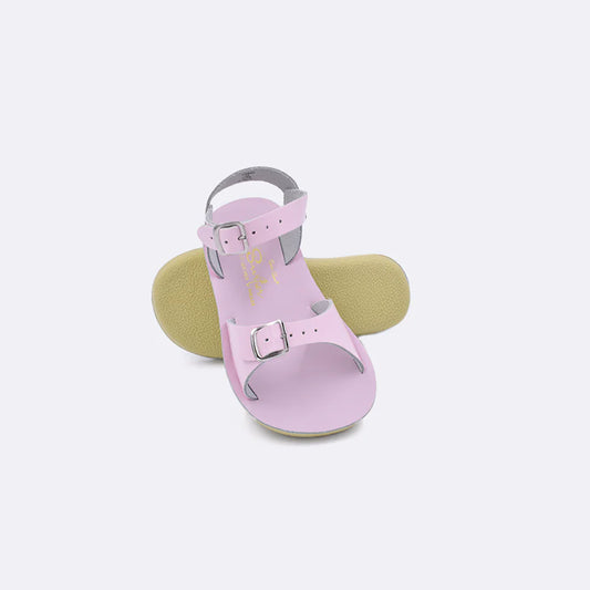 Shiny Pink Surfer Sandals