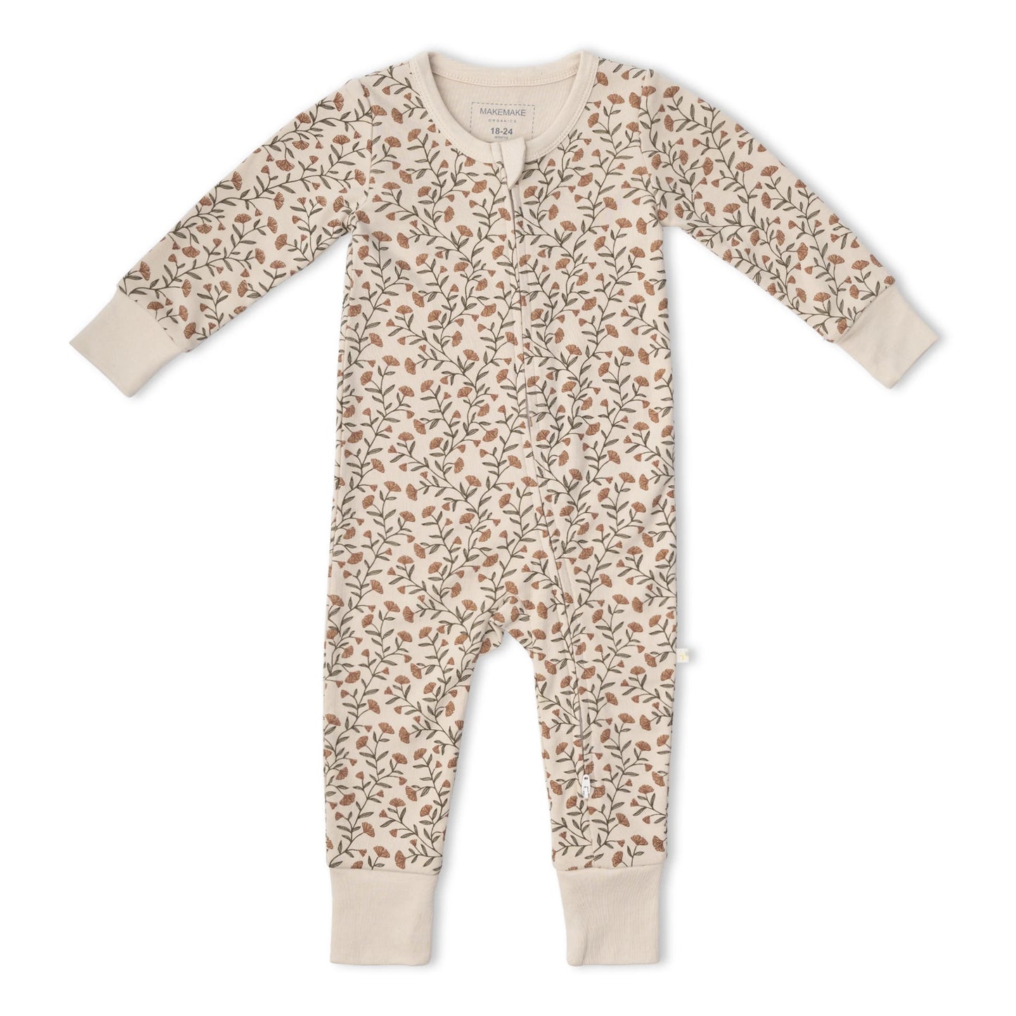 Rustbloom Organic 2-Way Zip Romper