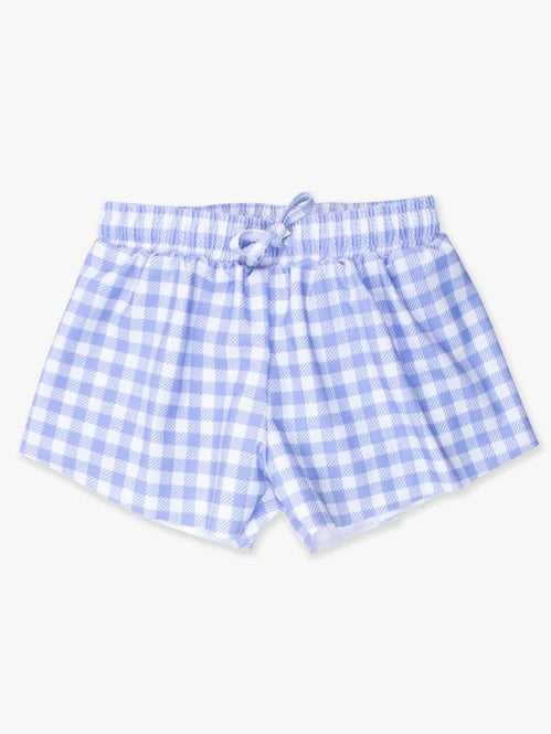 Peri Gingham Butterfly Short