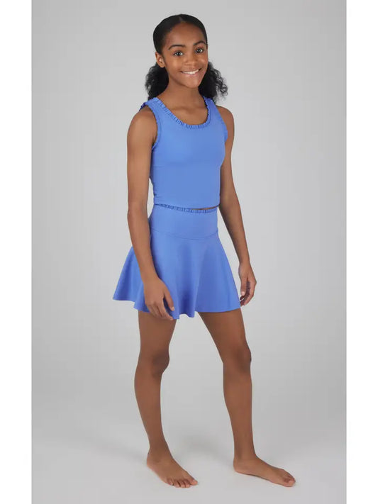 Ultramarine Ruffle Skort Set