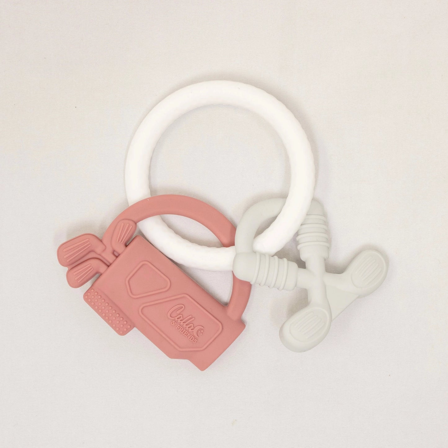 Tee Time Golf Silicone Teether