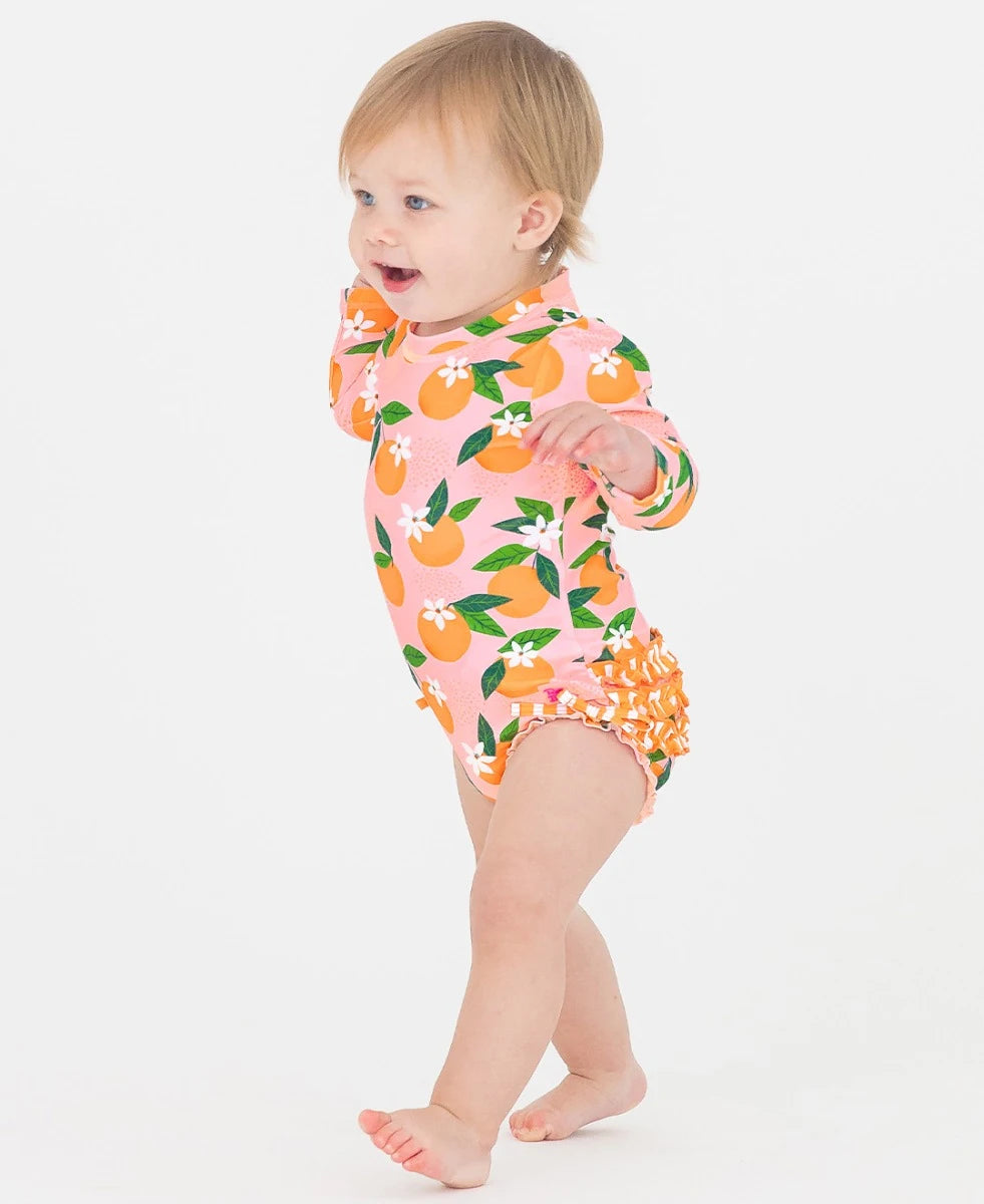 Orange You The Sweetest LS Rash Guard