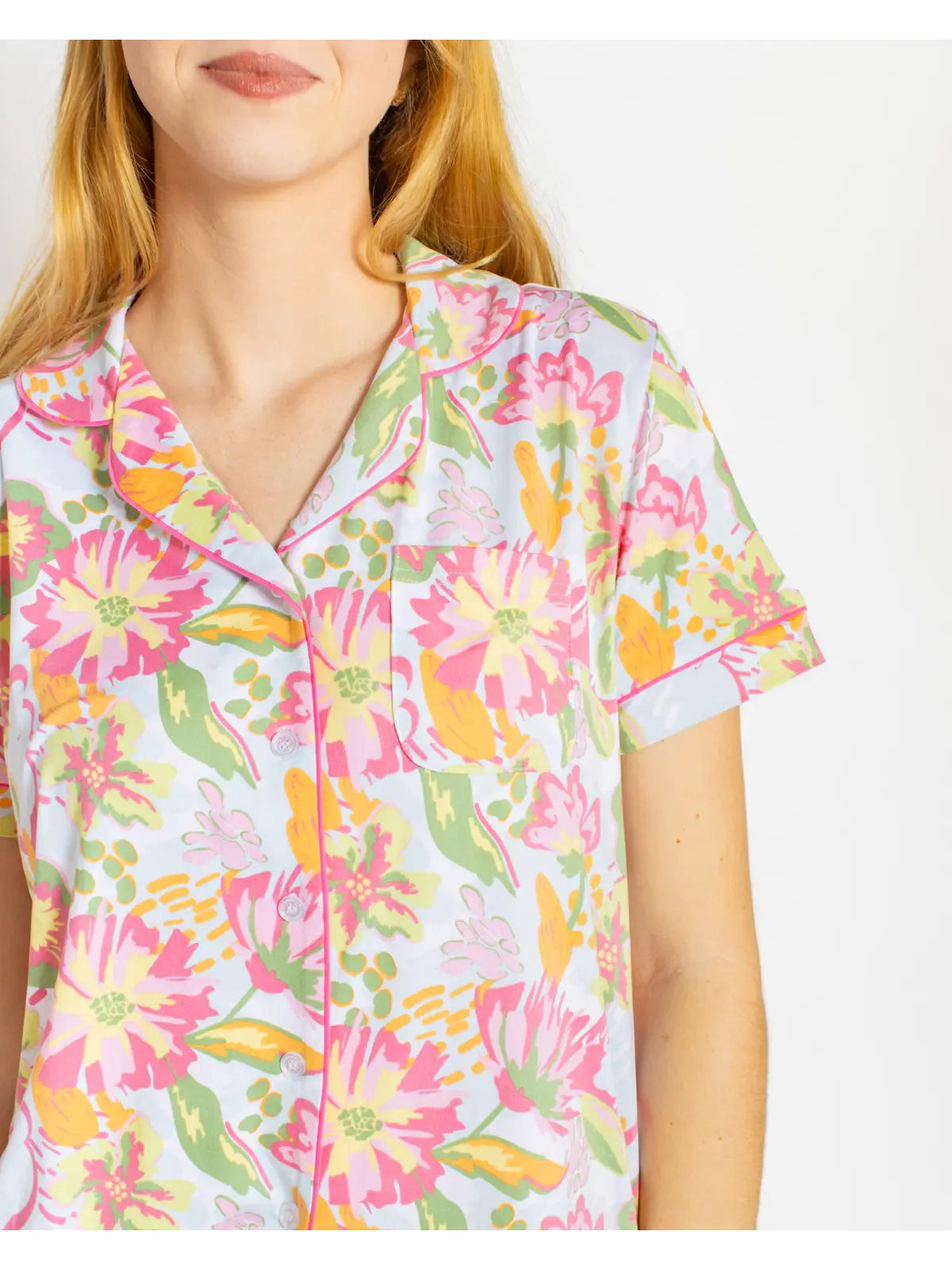 Women's Summer Bouquet Short Set