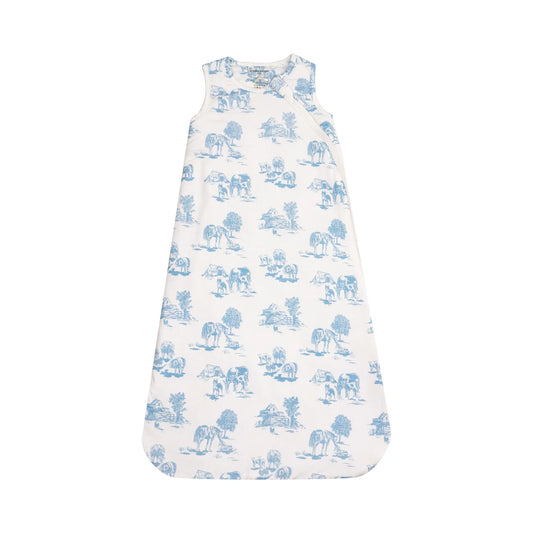 Farm Toile Blue Sleep Bag