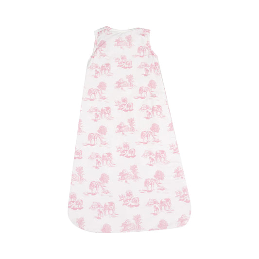 Farm Toile Pink Sleep Bag