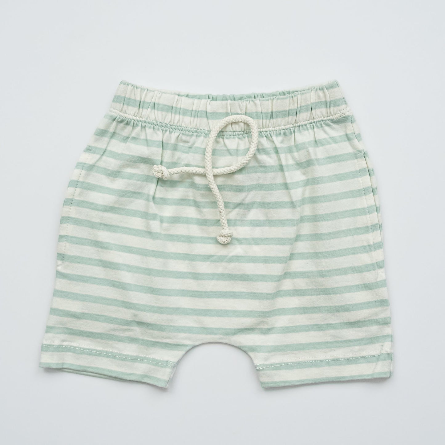 Aqua Stripe Shorts