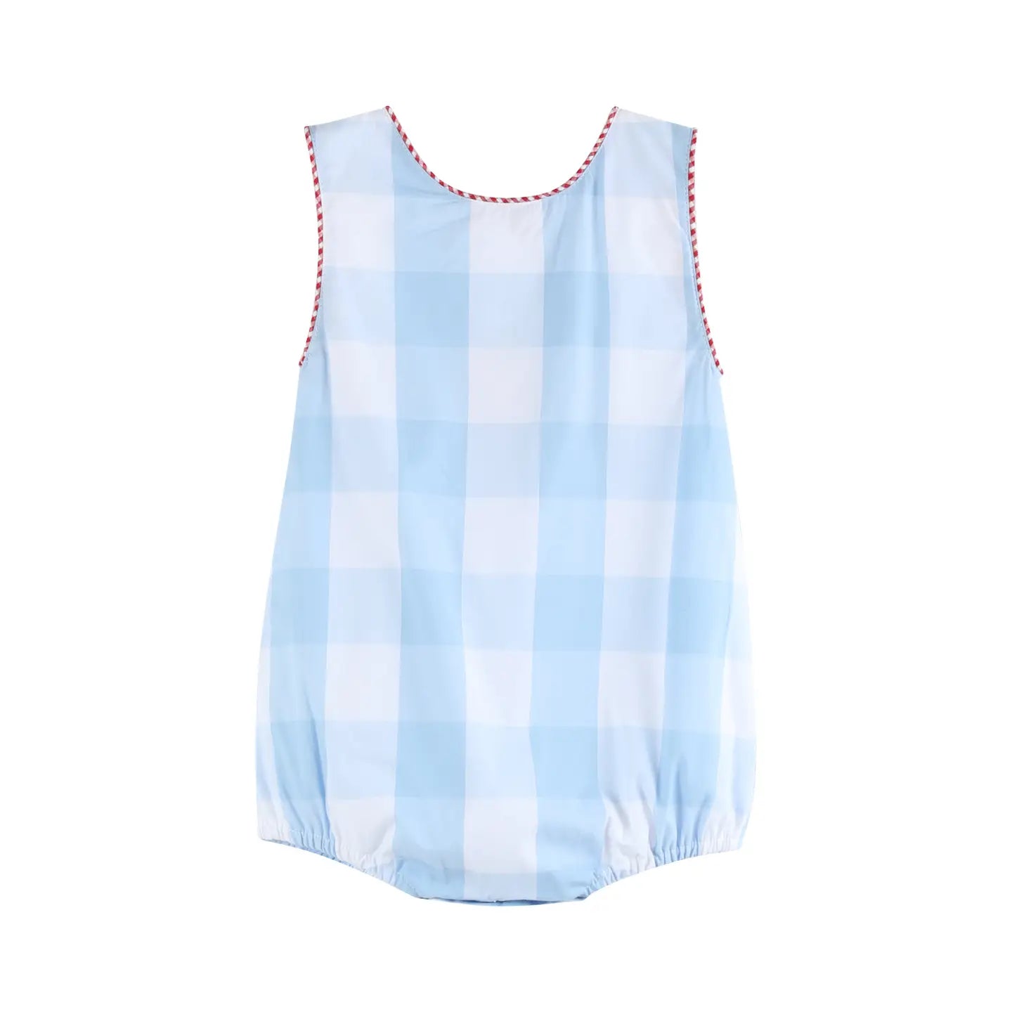 Gingham USA Flag Romper