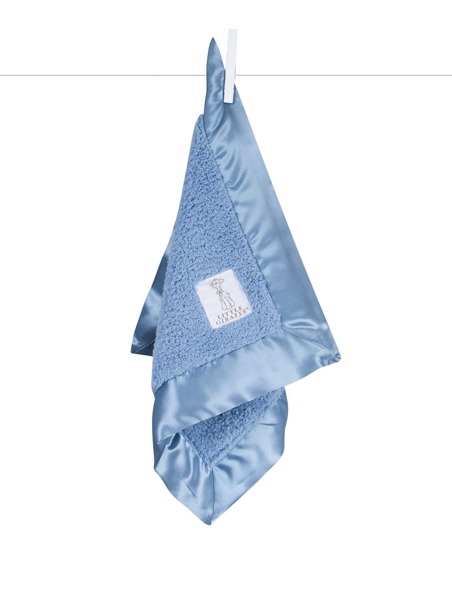 Chenille Blanky: Blue