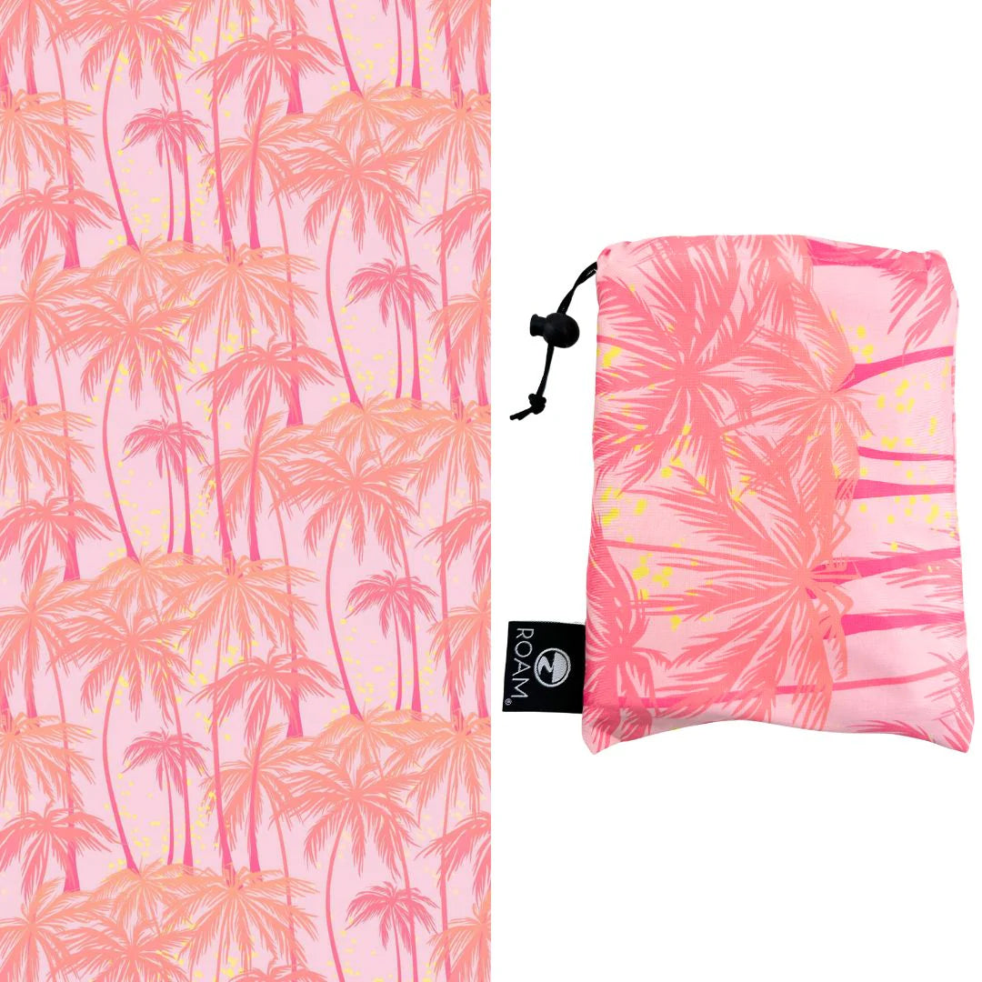 Pink Palms  Full UPF50Towel