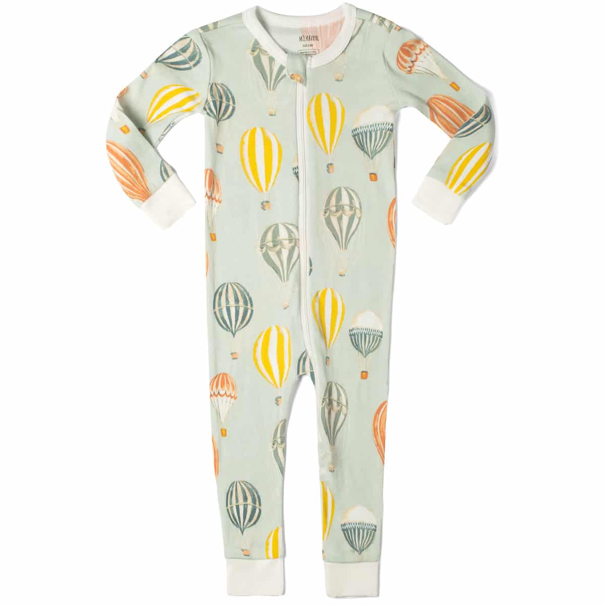 Vintage Balloons Organic Zip PJ